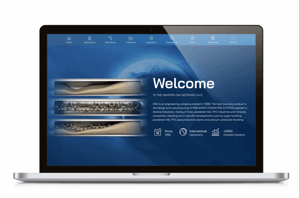 referencias comerciales transporte neumático